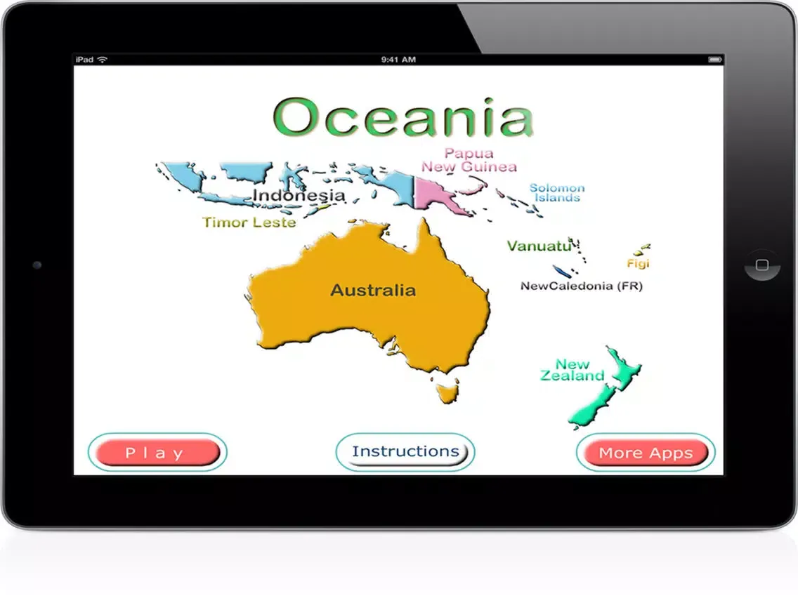 Zrzuty ekranu PairPlay Oceania iPad 