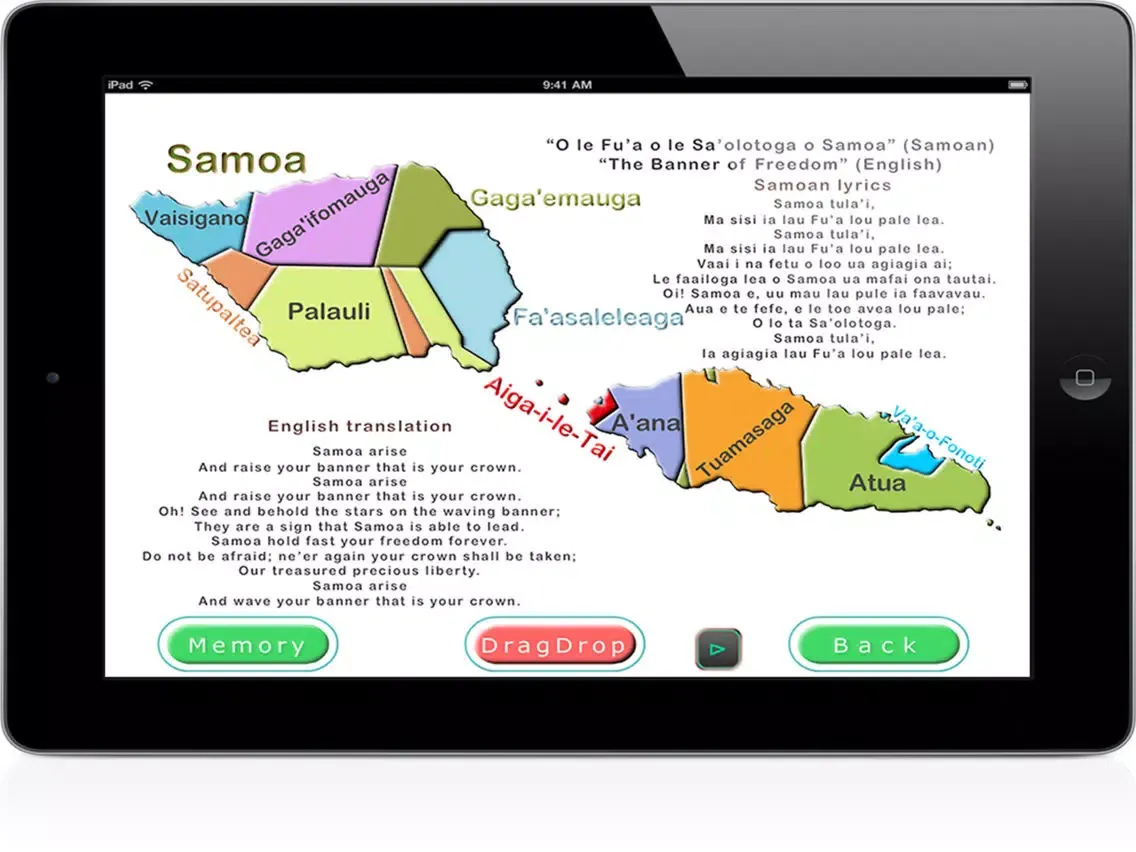 Zrzuty ekranu PairPlay Oceania iPad 
