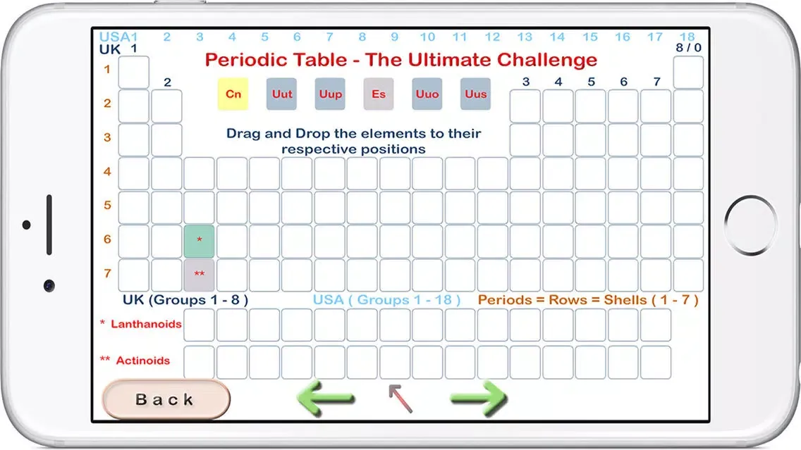ภาพหน้าจอของ PairPlay Periodic Table for iPhone