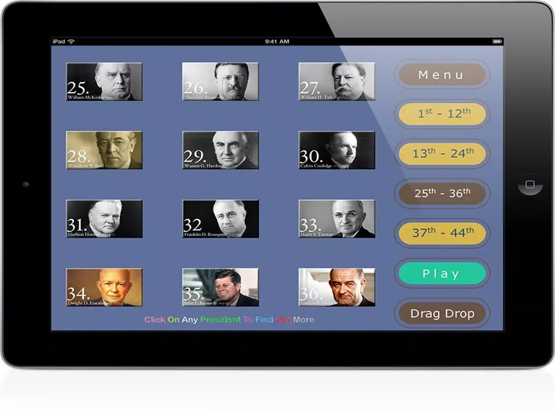 تصاویر PairPlay USA Presidents iPad 