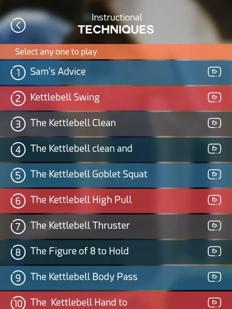 Captures d'écran de Beginners Kettlebell Workout iPad 