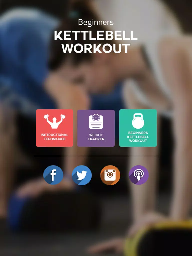 صور Beginners Kettlebell Workout iPad 
