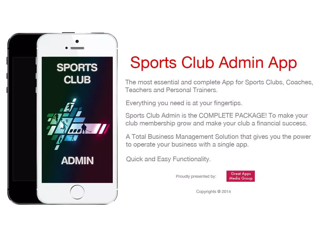 Sports Club Admin - Management Business solution iPad 应用截图