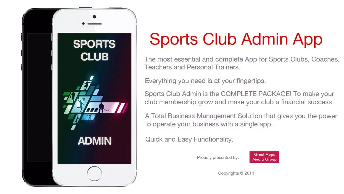 Sports Club Admin - Management Business solution应用截图