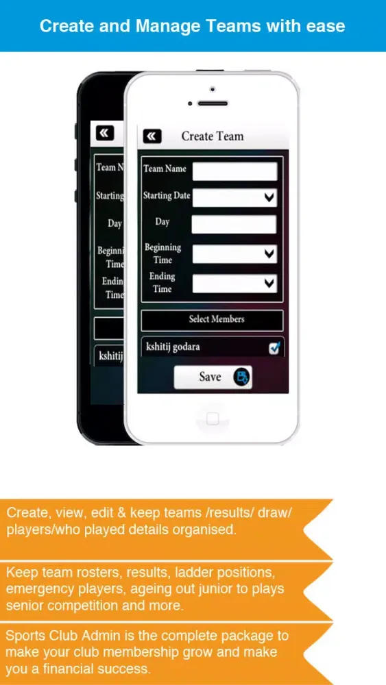 Sports Club Admin - Management Business solution应用截图