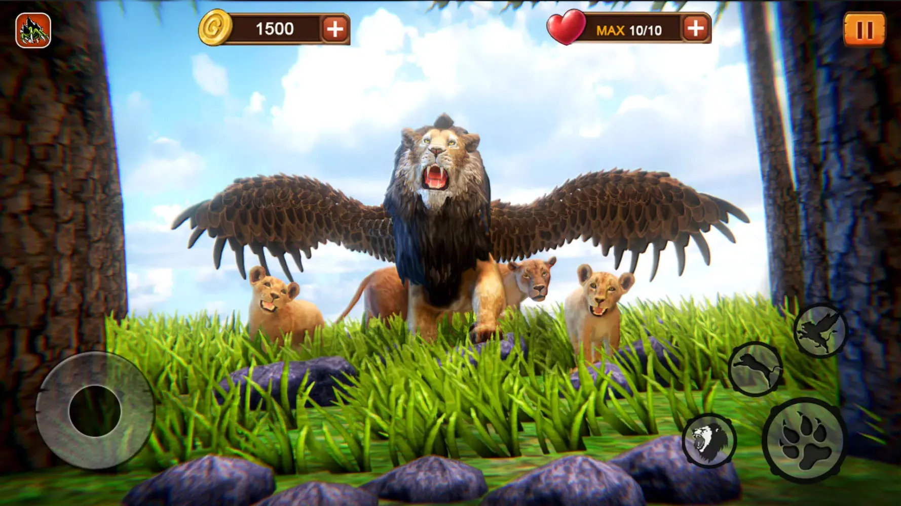Angry Flying Lion Simulator 3d Ekran Görüntüleri
