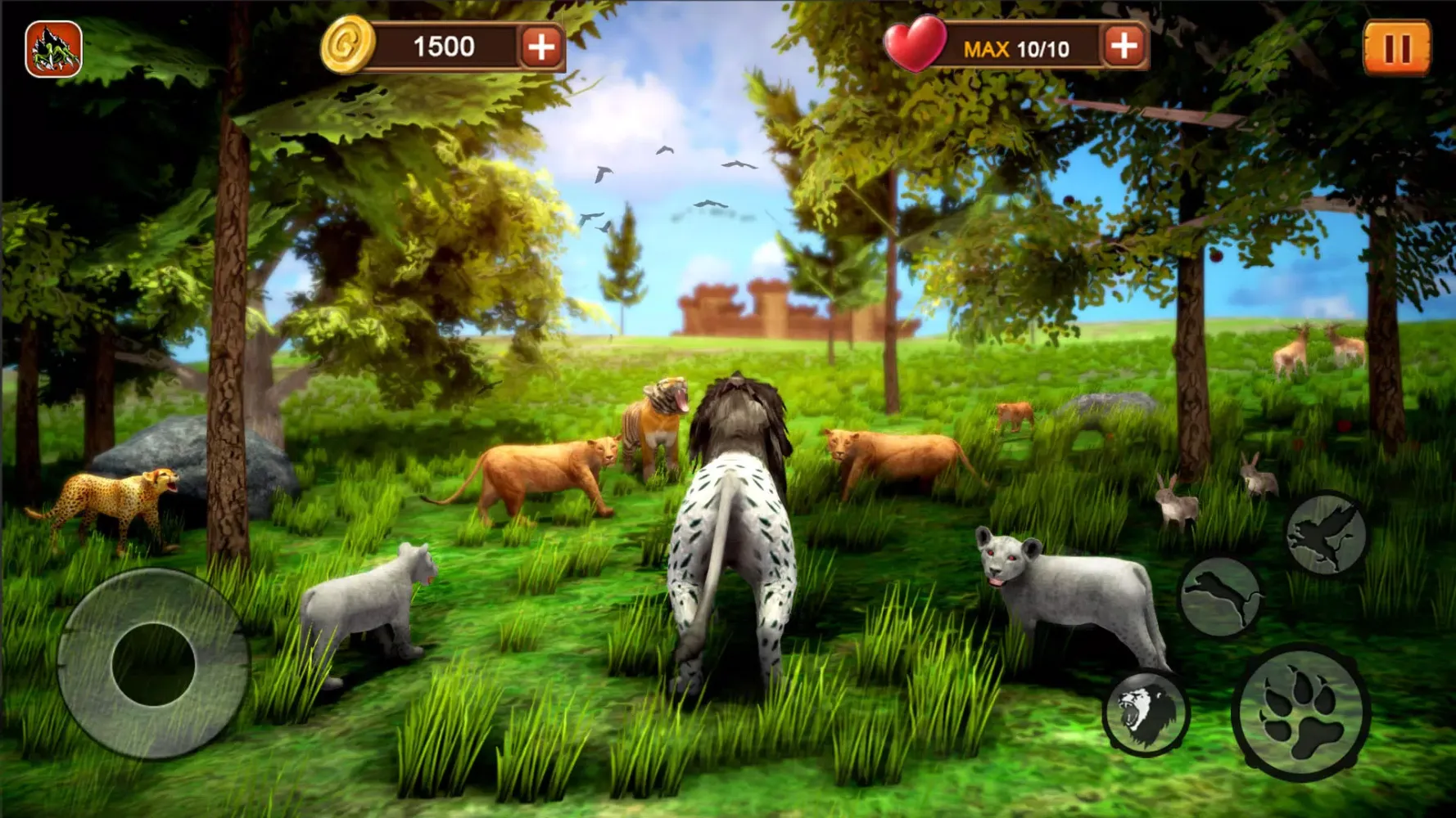 Angry Flying Lion Simulator 3d Ekran Görüntüleri