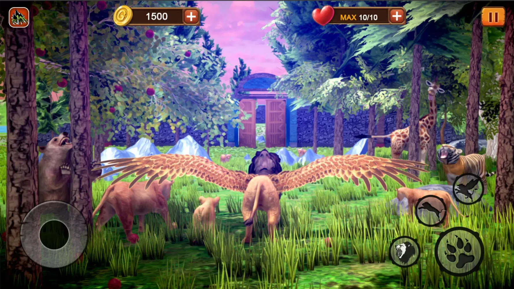Angry Flying Lion Simulator 3d Ekran Görüntüleri