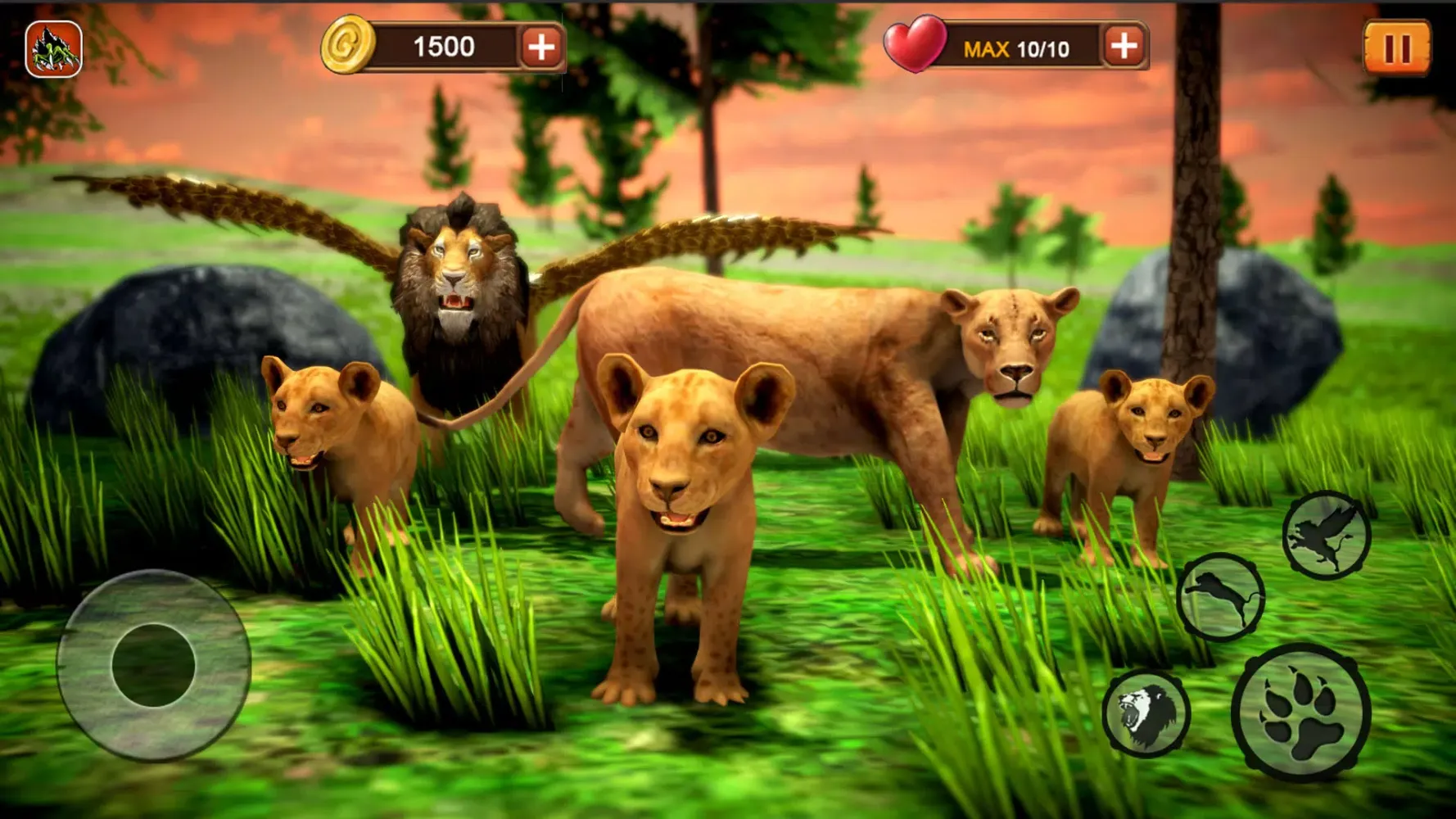 Angry Flying Lion Simulator 3d Ekran Görüntüleri