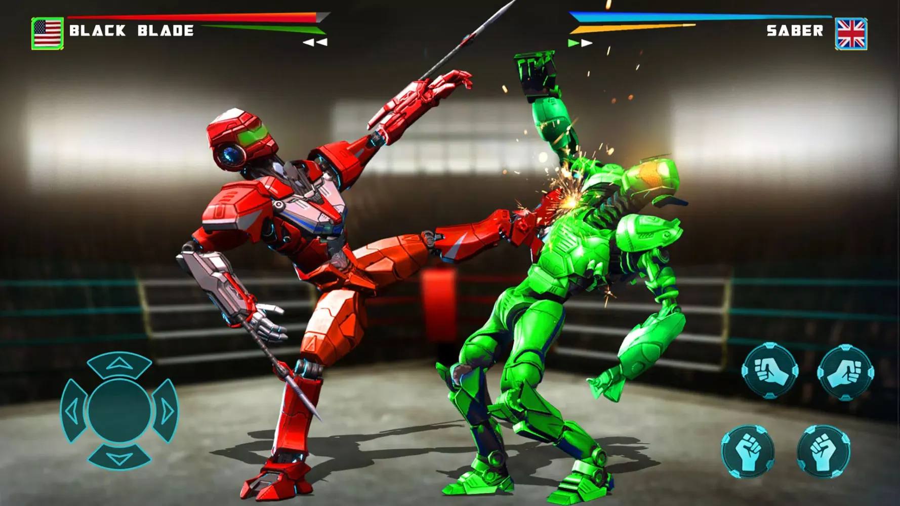 ภาพหน้าจอของ Mecha war: Robot Fighting Game