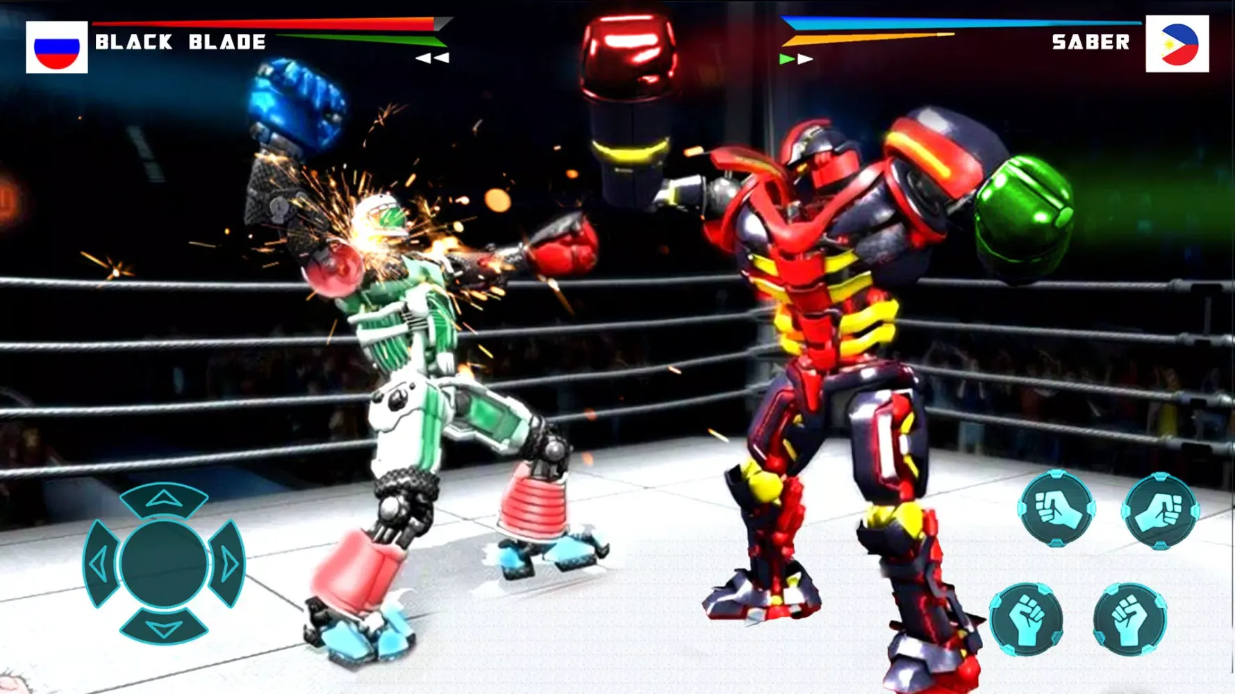 ภาพหน้าจอของ Mecha war: Robot Fighting Game