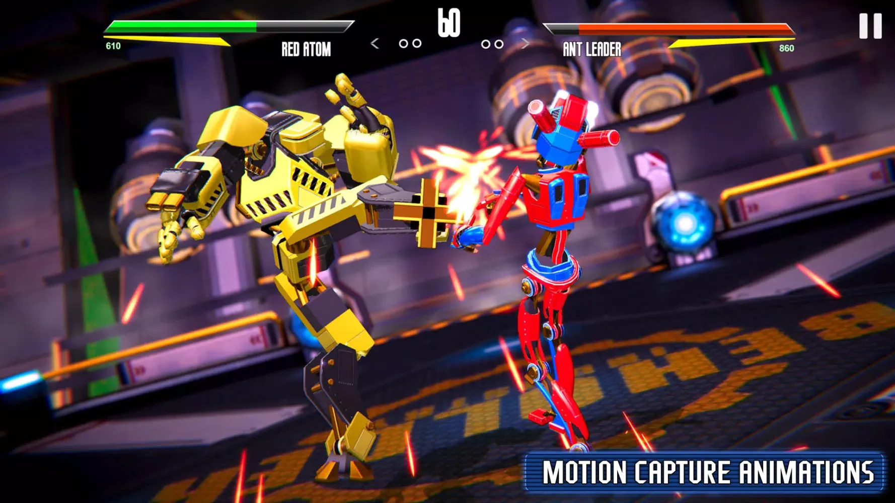 ภาพหน้าจอของ Mecha war: Robot Fighting Game