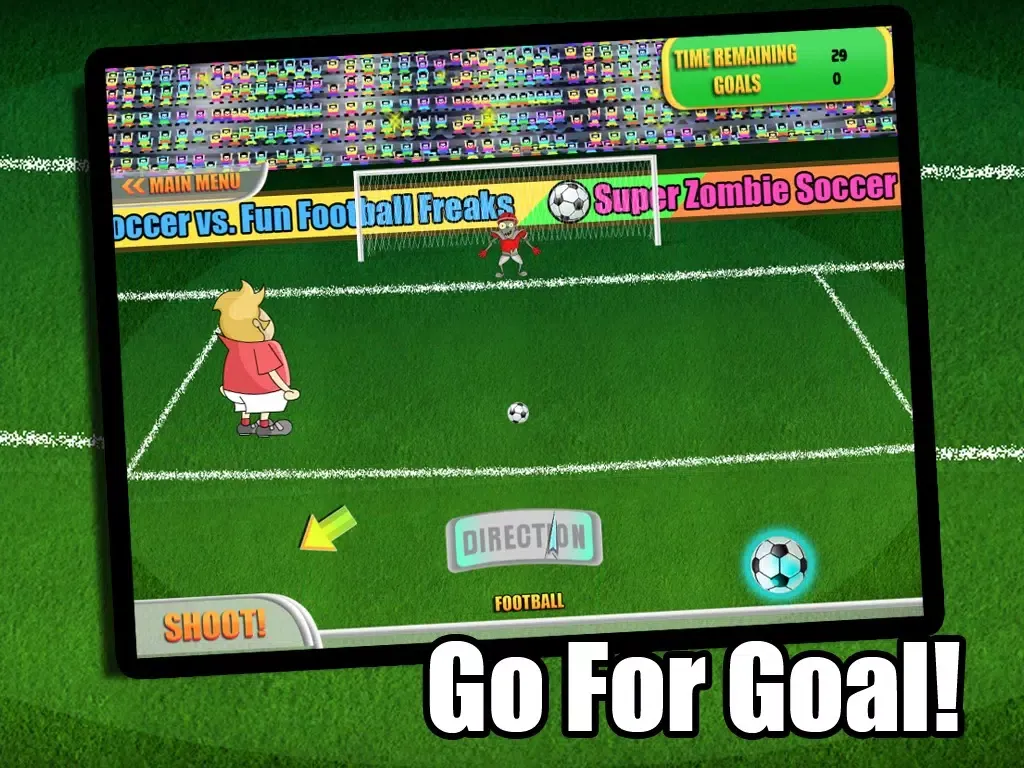 صور Super Zombie Soccer Sports vs Fun Fantasy Football Freaks iPad 