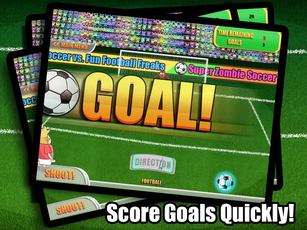 صور Super Zombie Soccer Sports vs Fun Fantasy Football Freaks iPad 