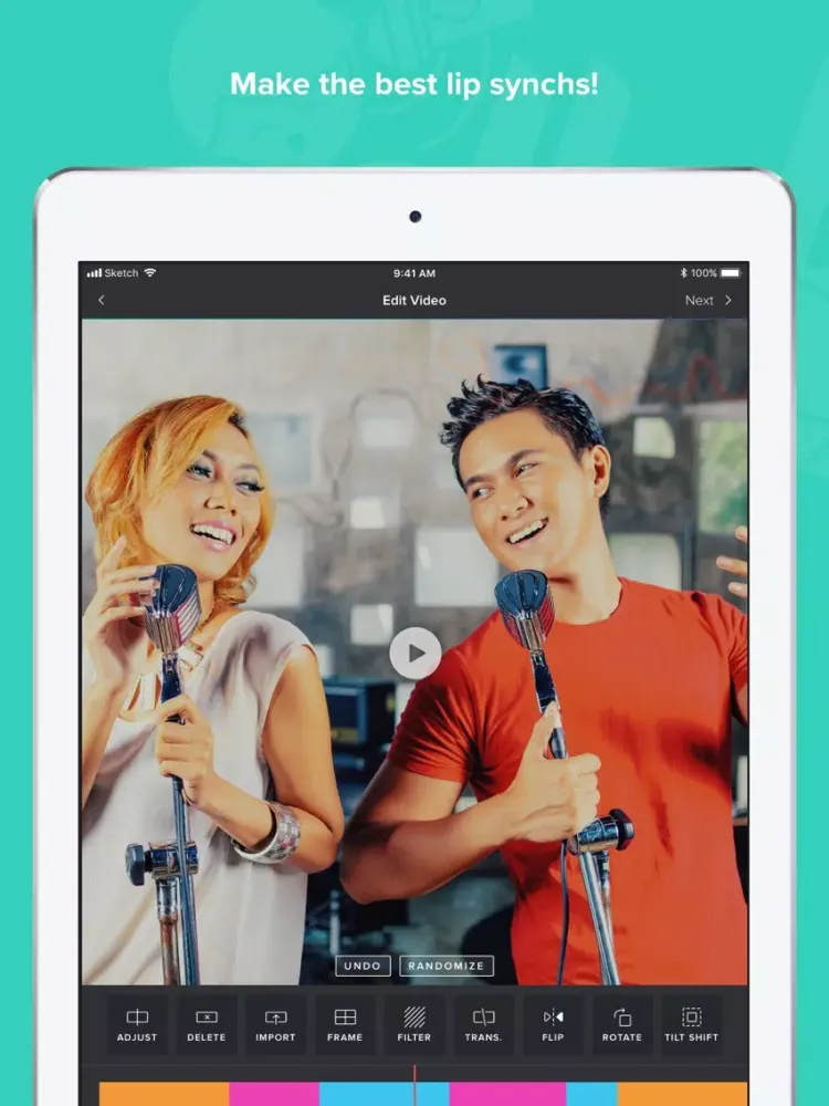 Скриншоты Collab - Music Video Editor iPad 