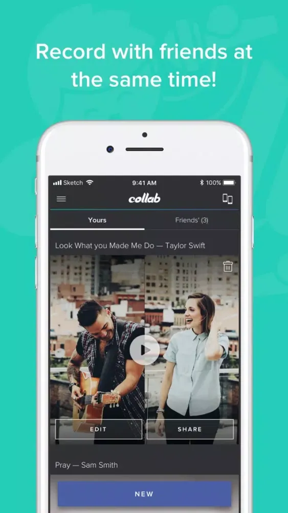 Скриншоты Collab - Music Video Editor
