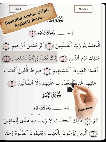Quran Commentary - English Tafsir Uthmani iPad  Screenshots