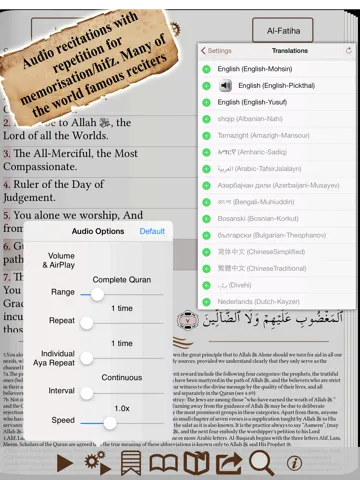 Quran Commentary - English Tafsir Uthmani iPad 应用截图