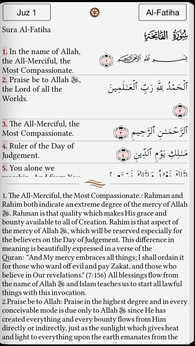 Quran Commentary - English Tafsir Uthmani Screenshots