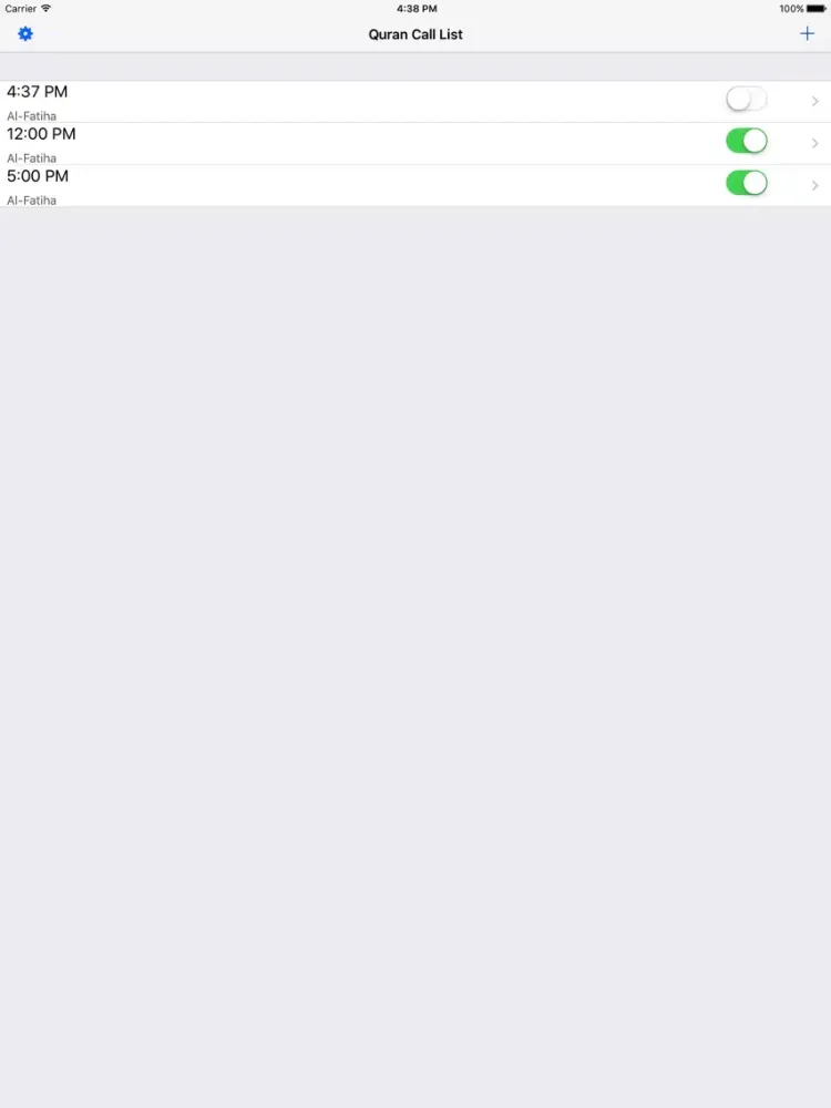 Capturas de pantalla de Quran Caller iPad 