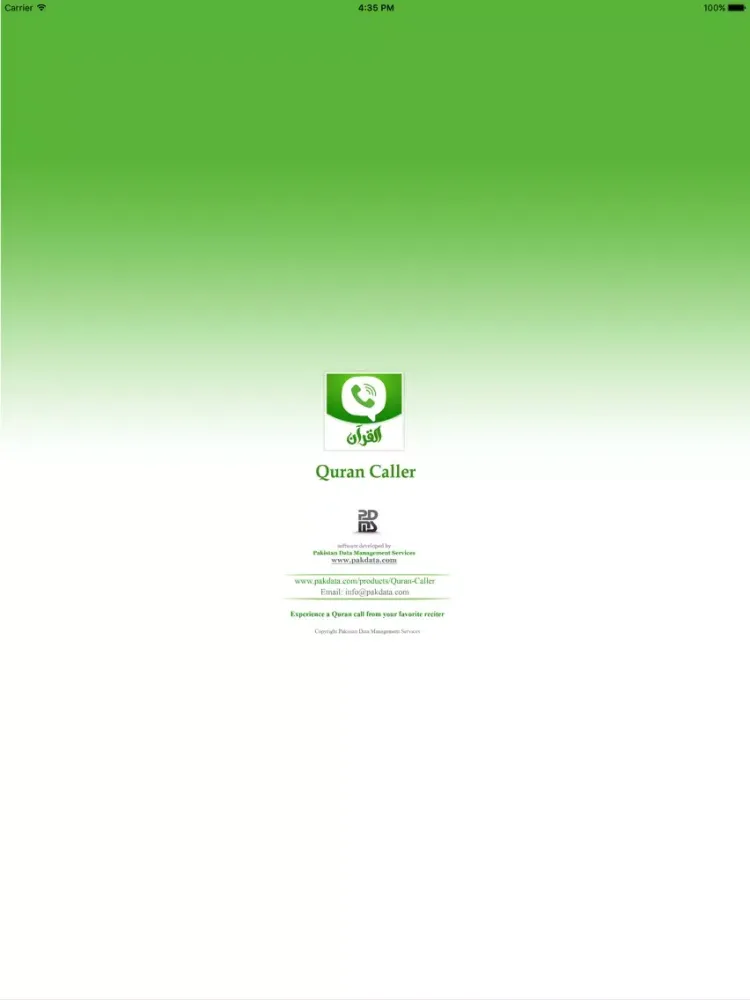 Capturas de pantalla de Quran Caller iPad 