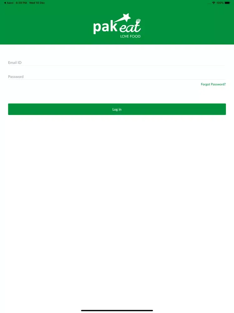 Tangkapan skrin Pak Eat Merchant PK iPad 