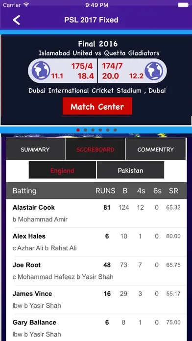 Pakistan Super League 2017应用截图