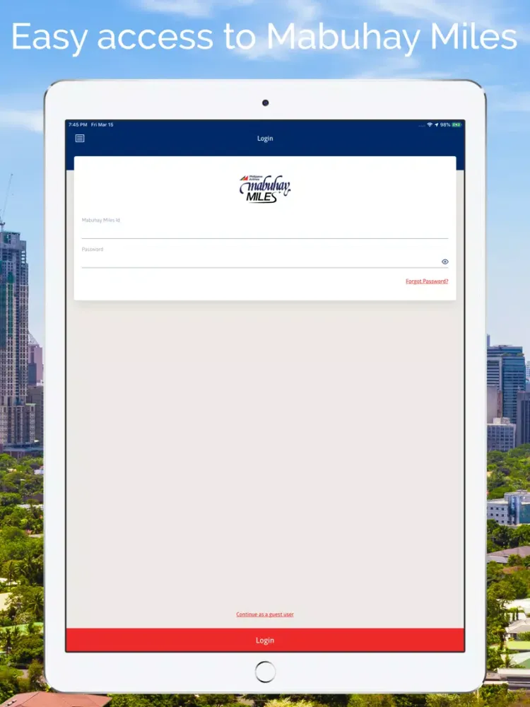Philippine Airlines iPad  Ekran Görüntüleri