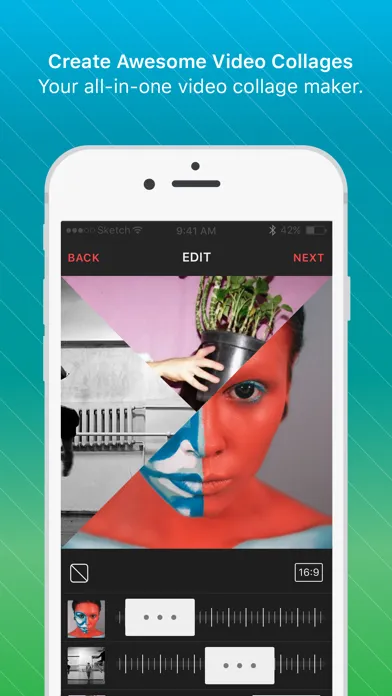 ภาพหน้าจอของ Video Grid -  Instant Collage Make