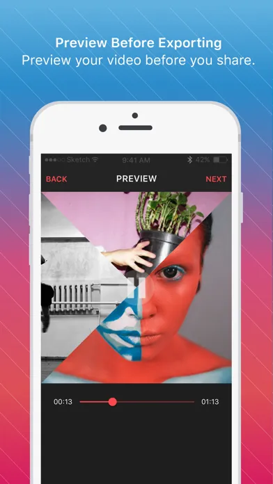 ภาพหน้าจอของ Video Grid -  Instant Collage Make