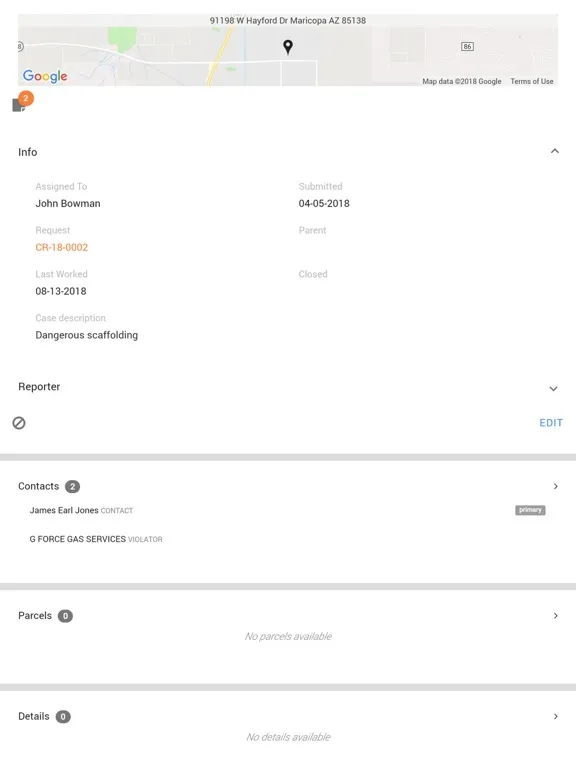 Скриншоты SMARTGOV Mobile iPad 