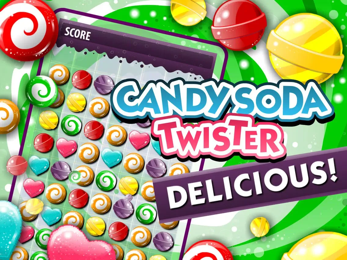 ภาพหน้าจอของ ``` A Soda Candy Twist``` - Fun Match 3 Rumble Of Rainbow Puzzle's For Kids FREE iPad 