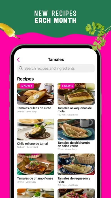 Screenshot di Real Mexican Recipes