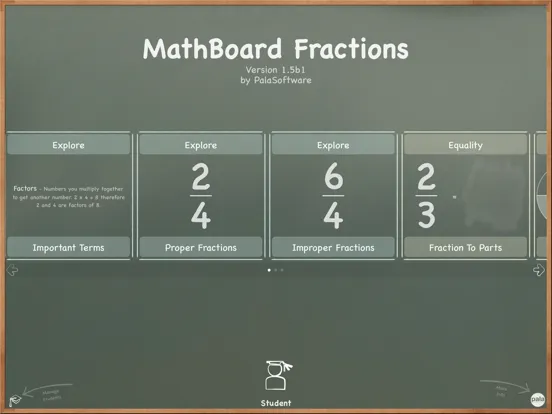 MathBoard Fractions iPad  スクリーンショット