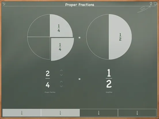 MathBoard Fractions iPad  スクリーンショット