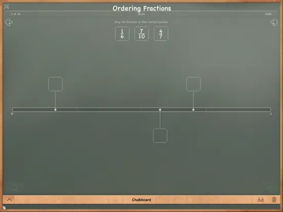 MathBoard Fractions iPad  スクリーンショット