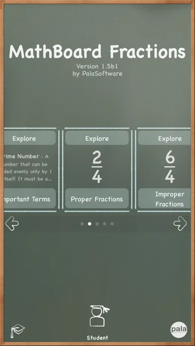 MathBoard Fractions スクリーンショット