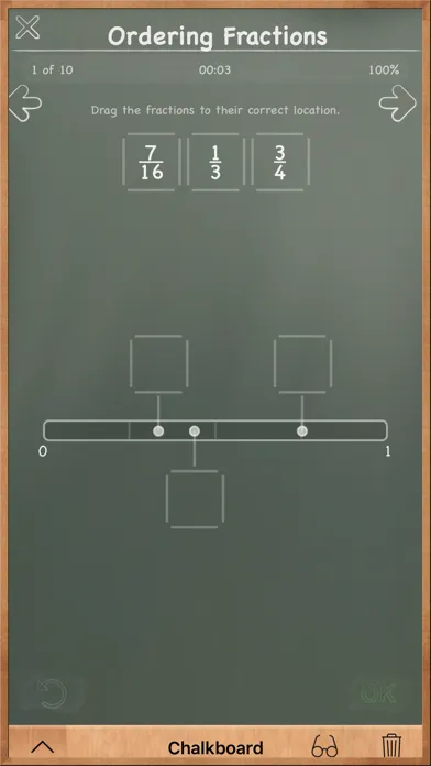 MathBoard Fractions スクリーンショット