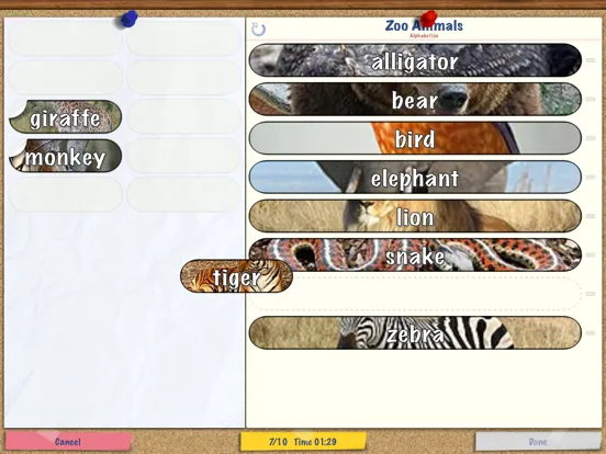 Zrzuty ekranu SpellBoard iPad 