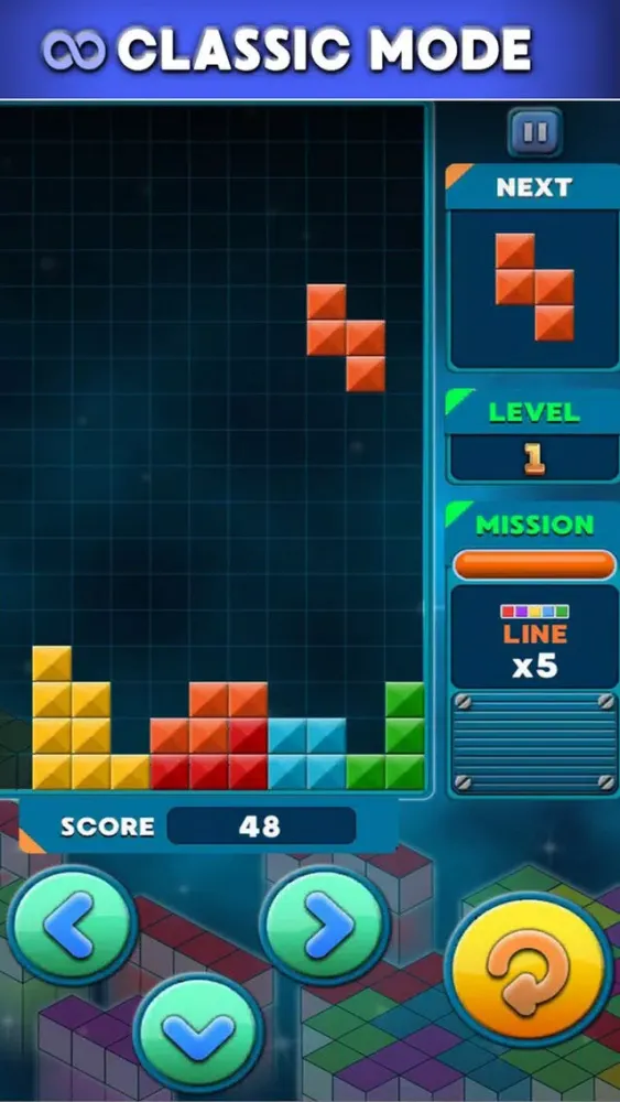Captures d'écran de Block Puzzle Classic 1001