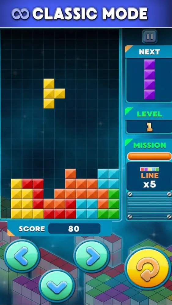 Captures d'écran de Block Puzzle Classic 1001