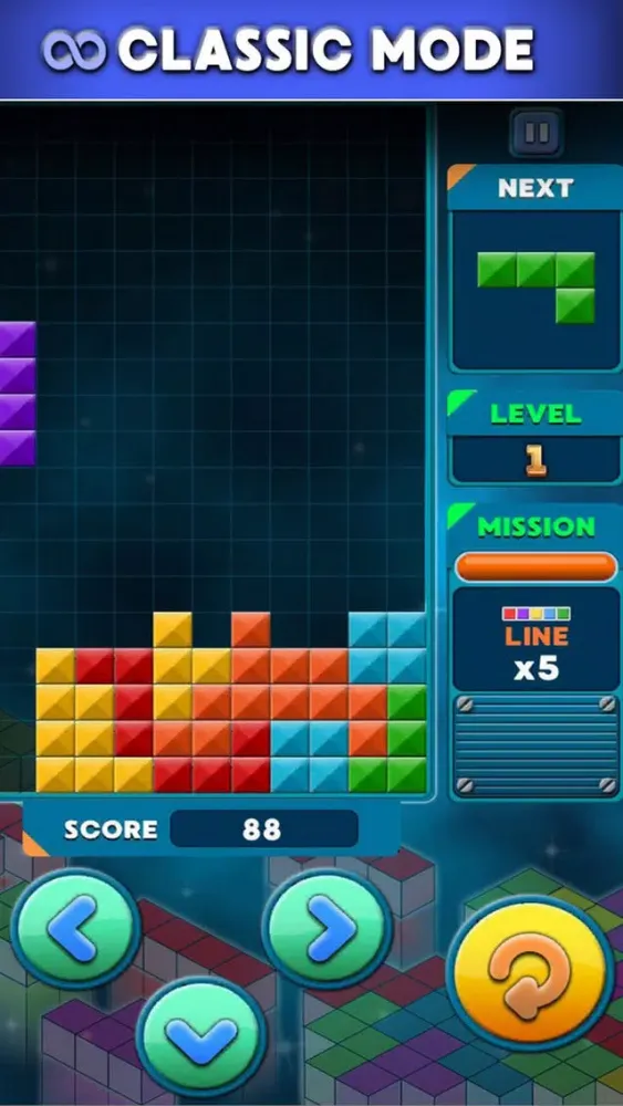 Captures d'écran de Block Puzzle Classic 1001