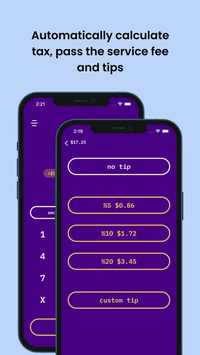 Capturas de tela do Paid - Tap to pay with Stripe