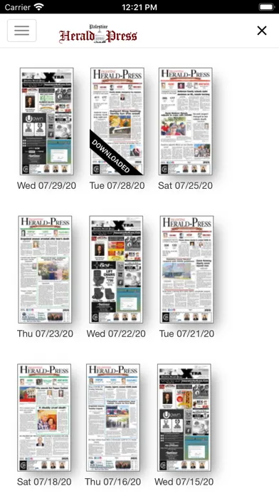 Captures d'écran de Palestine Herald-Press