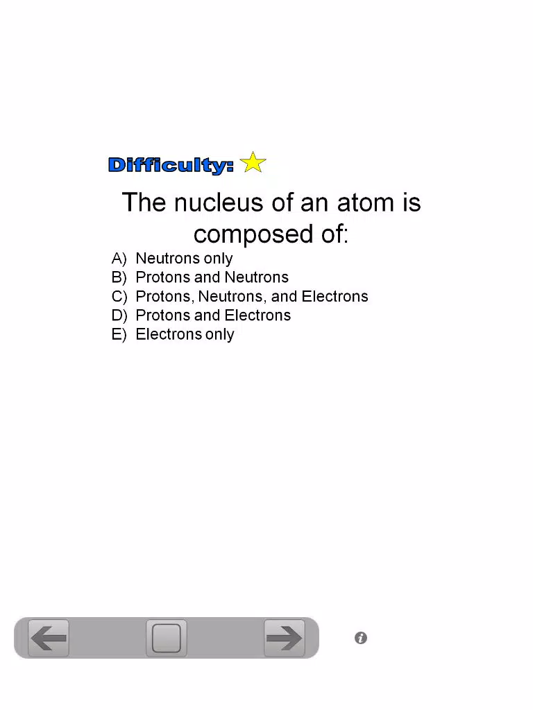 MCAT Chemistry Flashcards Lite iPad  Screenshots
