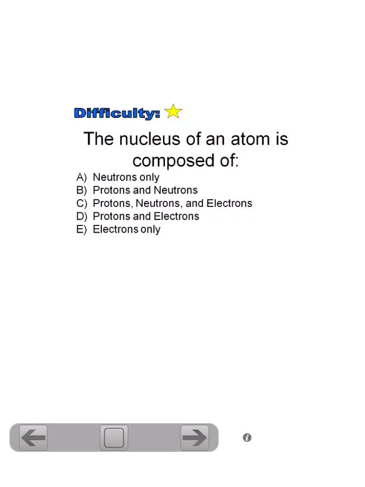 MCAT Chemistry Flashcards Lite iPad  스크린샷