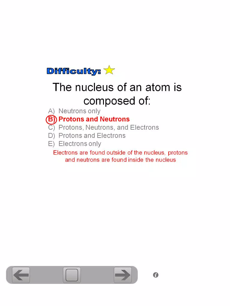 MCAT Chemistry Flashcards Lite iPad  Screenshots