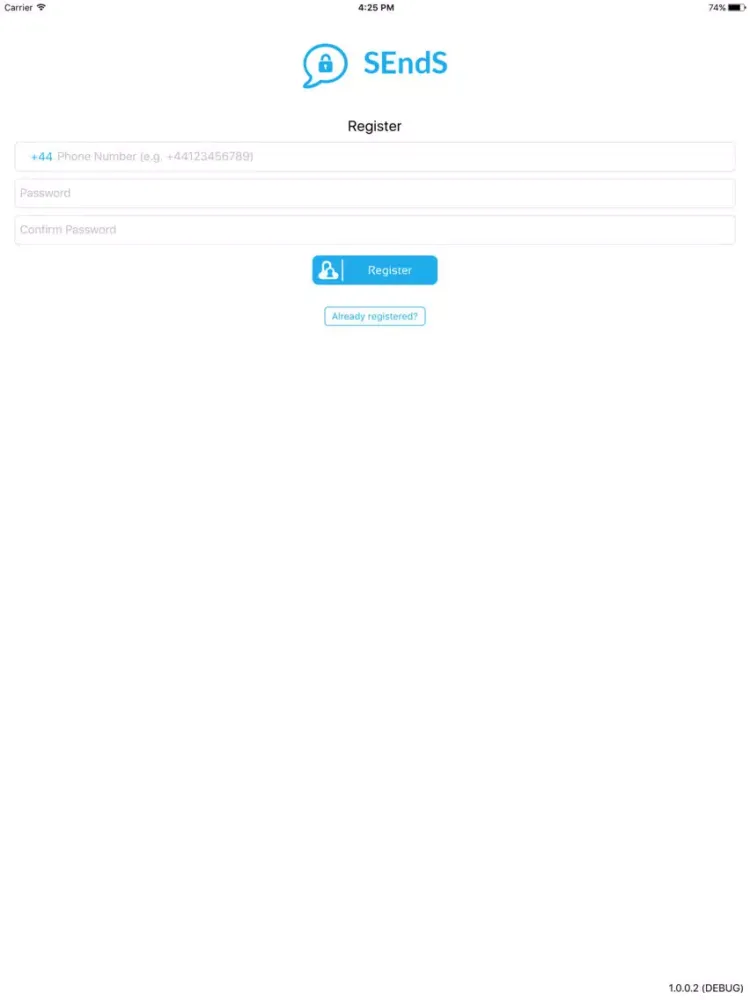 صور SEndS – Private Messages iPad 