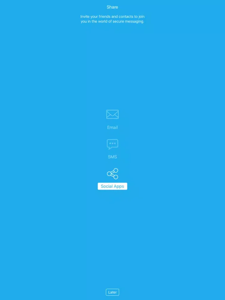 صور SEndS – Private Messages iPad 