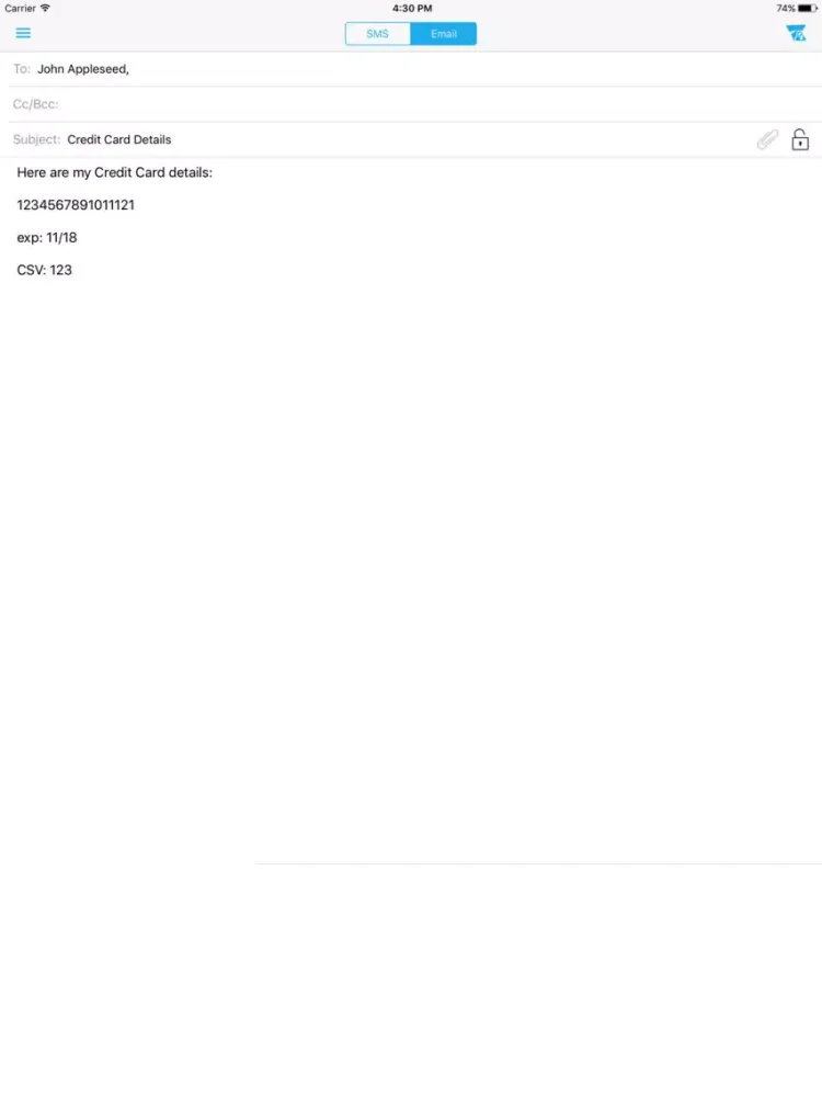 صور SEndS – Private Messages iPad 
